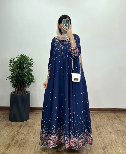 پیراهن بلند سوپر کلوش یسنا 1