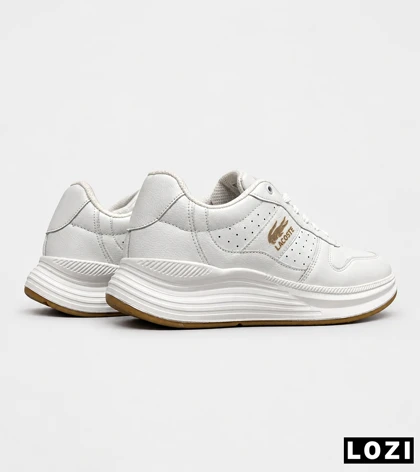 کفش کتانی کژوال مردانه سفید Lacoste مدل 8729