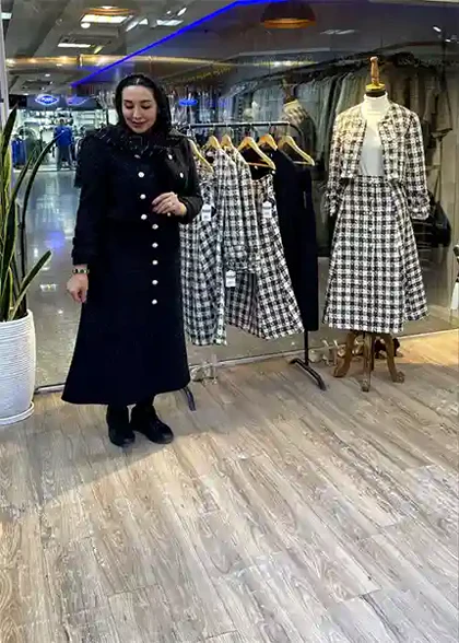 کراپ کت و دامن شنل