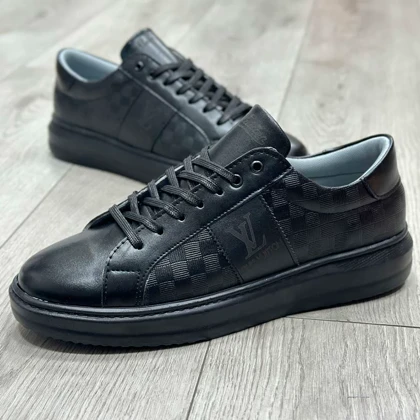 کفش روزمره و راحتی مردانه مدل لویی ویتون LOUIS VUITTON رنگ مشکی