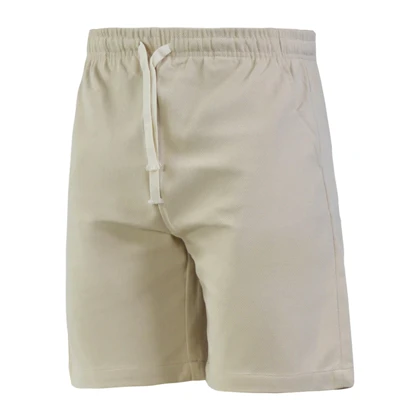 ست رکابی و شلوارک اسپرت بیسیک مدل GF-8301 کرم