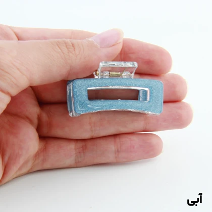 کلیپس دخترانه مدل مستطیل خطی شاین دار