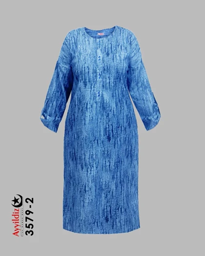 مانتو / پیراهن / کفتان زنانه سایز بزرگ کد 3579