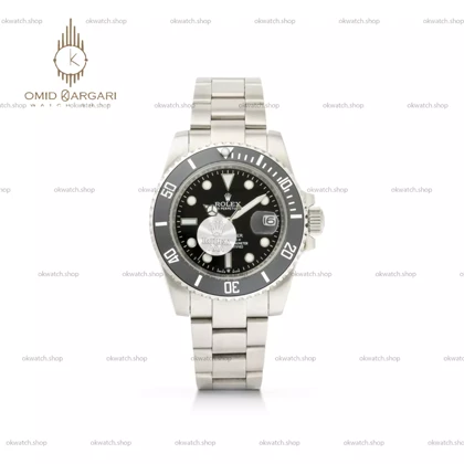 ساعت مچی رولکس سابمارینر اتوماتیک بند سیلور صفحه مشکی Rolex Submariner