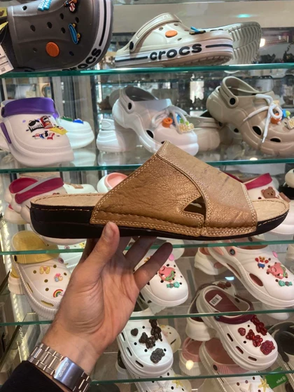 صندل طبی مردانه نیکتا مدل 5015-1 کرم