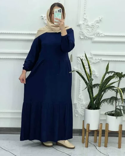 پیراهن نخ ململ طرح آیدا 6140
