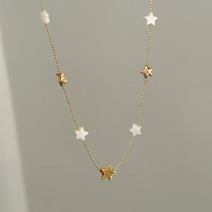 گردنبند تابستانی ستاره ظریف کد 560