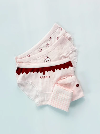 شورت اسلیپ نخ پنبه عروسکی طرح خرس