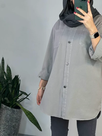 مانتو کتان کارن پاییزه(ایراد دار)