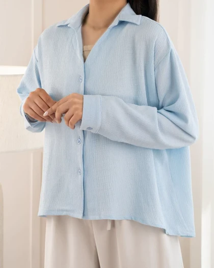شومیز رنگی وانیل کد 9055