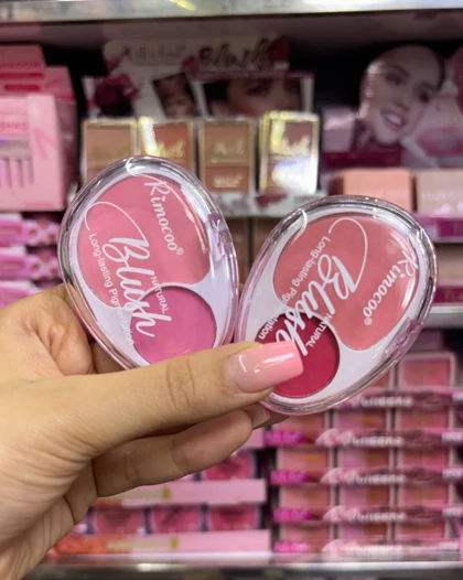 🌸✨ رژگونه دو رنگ پودری میس لارا