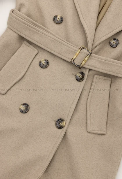 پالتو فوتر 4دکمه آستر دار کد1004875