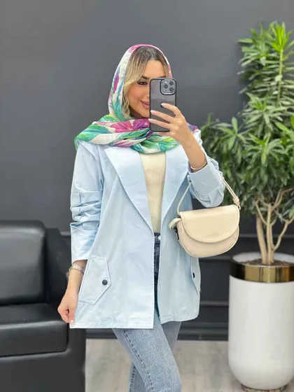 مانتو لینن سر شانه ژیله