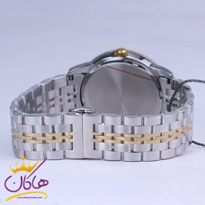 ساعت مچی سولیدا مردانه فلزی نقره ای طلایی G2135/7