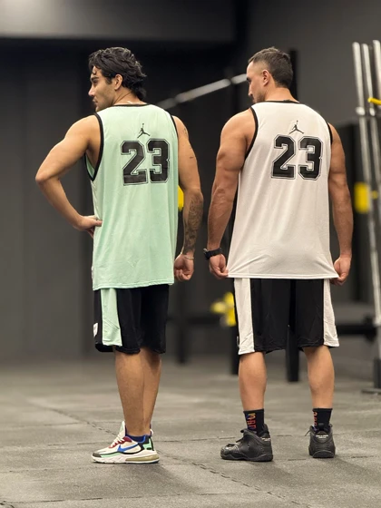 ست بسکتبالی جردن (Jordan Diamond) پارچه فلامنت طرح آجری (8 رنگ)