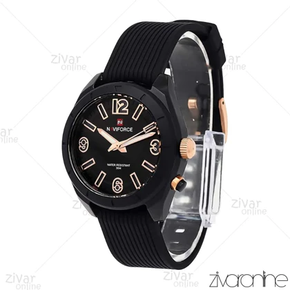 ساعت اورجینال ناوی فورس NaviForce دخترانه صفحه گرد مشکی 106978