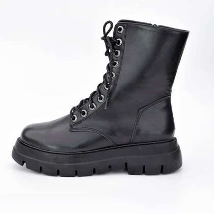نیم بوت زنانه استرادیواریوس مدل00002-Stradivarius-Flat-Ankle-Boots