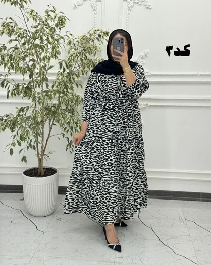 پیراهن لینن الا 6081