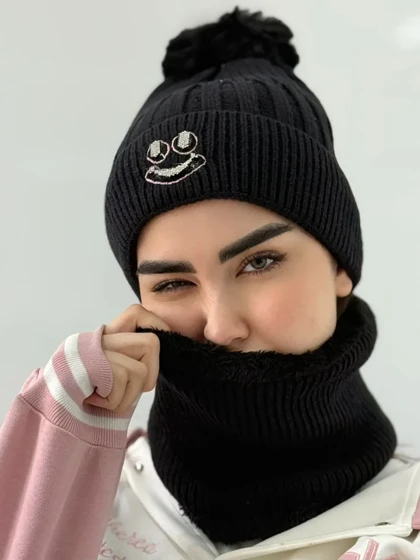 شال و کلاه رینگی لبخند