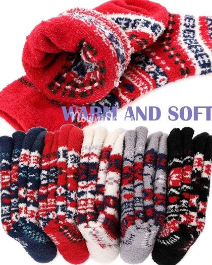 جوراب حوله ای طرح اسکیمویی (جوراب گرم)