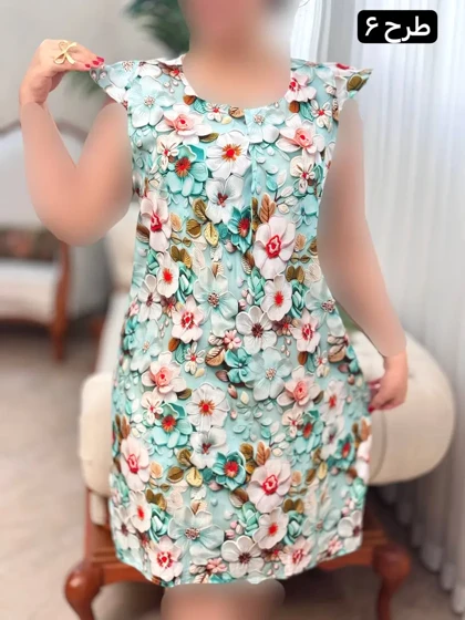 پیراهن نخی فرشته 3123