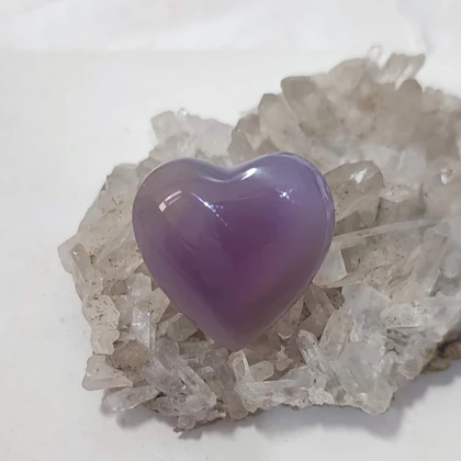 سنگ عقیق سوسنی قلبی کد 15