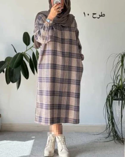 کفتان پشمی چهارخونه دیبا 2