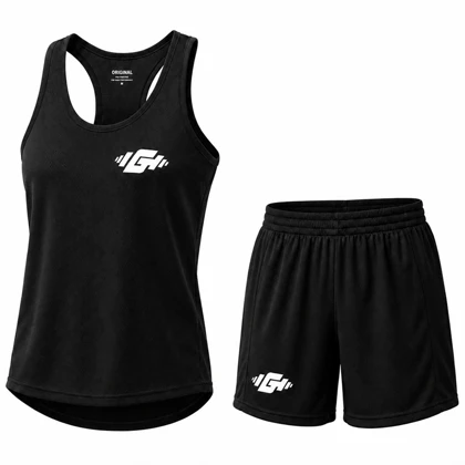 ست رکابی و شلوارک ورزشی مردانه G Wear مدل 5F0604 مشکی