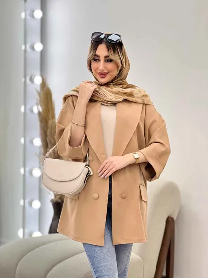 مانتو مازراتی یقه بلیزری