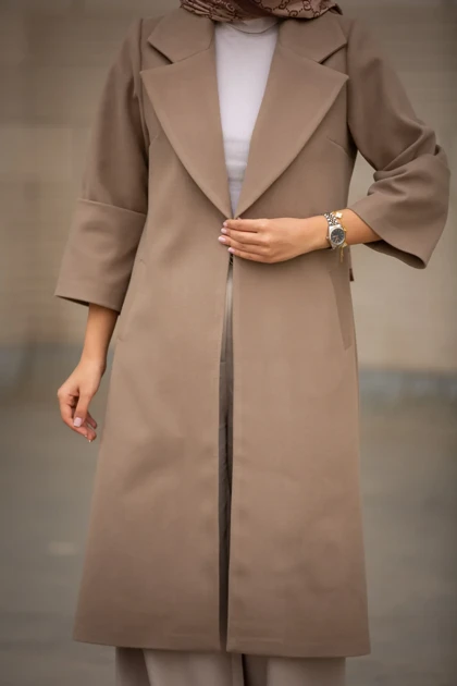 پالتو فوتر بلند آستین پاکتی New