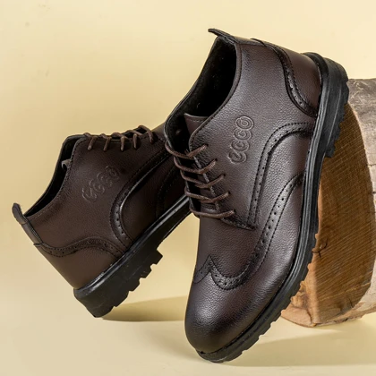 نیم بوت مردانه COCO قهوه ای مدلSalivan ویژه