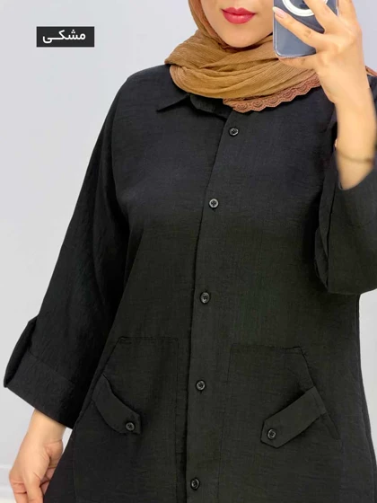 مانتو یقه مردانه شانتون اسنوپی کد 329972