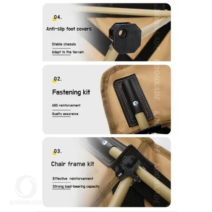 صندلی کمپینگ G301 BLACK DEER