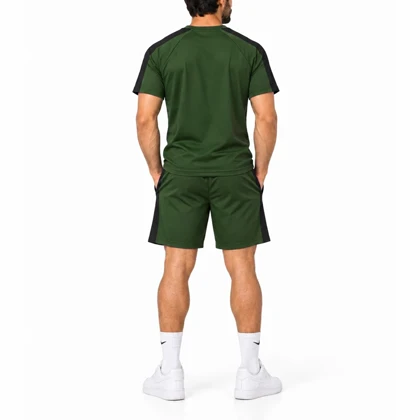 ست تیشرت و شلوارک ورزشی مردانه نایک مدل Dri Fit-YC701 یشمی