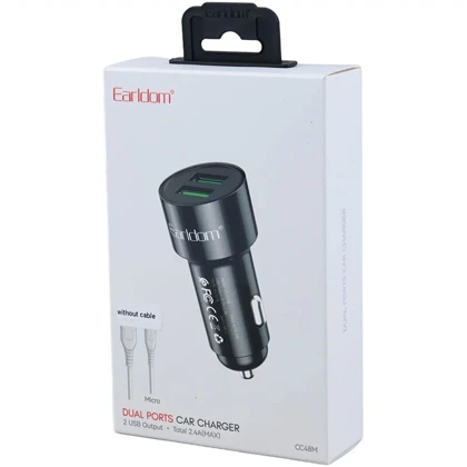 شارژر فندکی فست شارژ ارلدام Earldom مدل ES-CC48M توان 12 وات