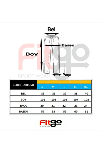شلوار گرمکن سایز بزرگ مردانه فیتگو fitgo