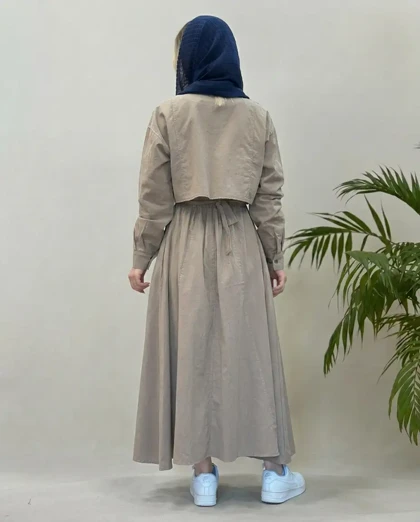 کت و سارافون زنانه لینن جودی
