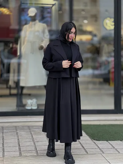ست کد و دامن کد مخملی 695
