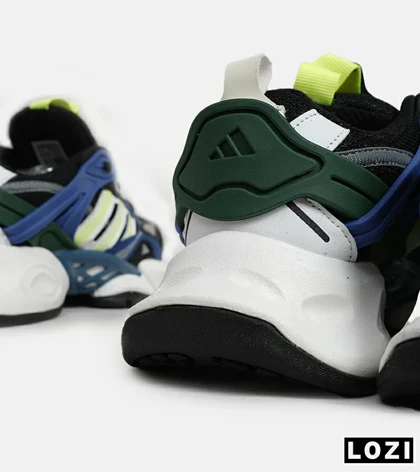 کفش کتانی مردانه و زنانه مشکی آبی لیمویی ADIDAS performance x9000l4