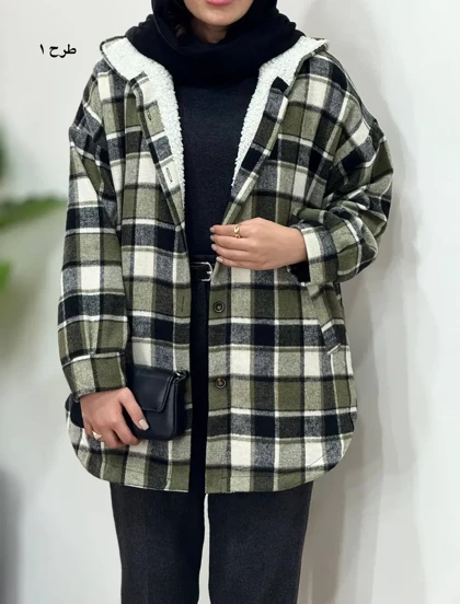 پالتو پشمی داخل تدی کلاهدار پردیس