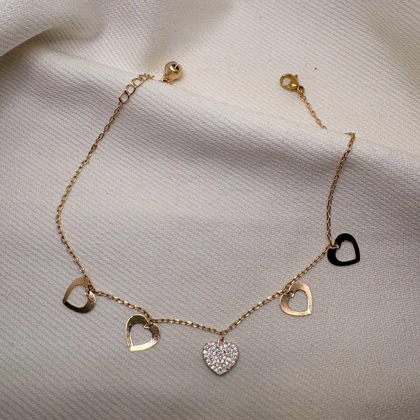 پابند ژوپینگ مدل «ریسه قلب» | رقص نگین و زنگوله با هر قدم