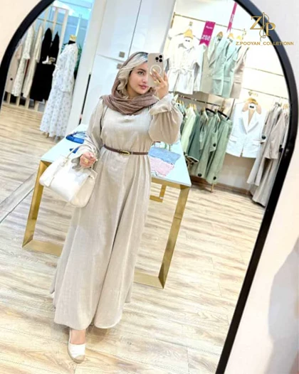 پیراهن زنانه لینن هیلدا