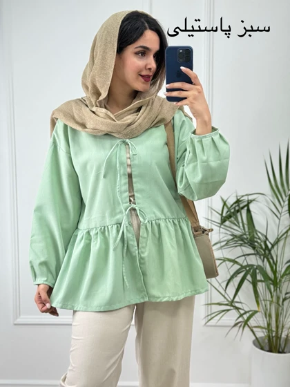 مانتو لینن گره‌ای