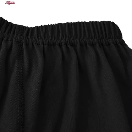شورت مردانه ماییلدا مدل پادار پنبه‌ای کد 4702-4 رنگ مشکی بسته چهار عددی