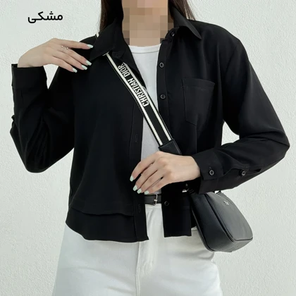 شومیز زنانه سیلک پایین دوبل | آی بولک