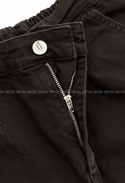 شلوار مام کتان کد1002311