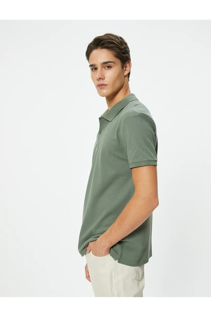 تیشرت یقه پولو مردانه اورجینال کوتون koton