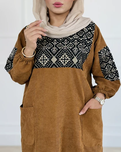 پیراهن سوزندوزی نیایش _ کد محصول 895