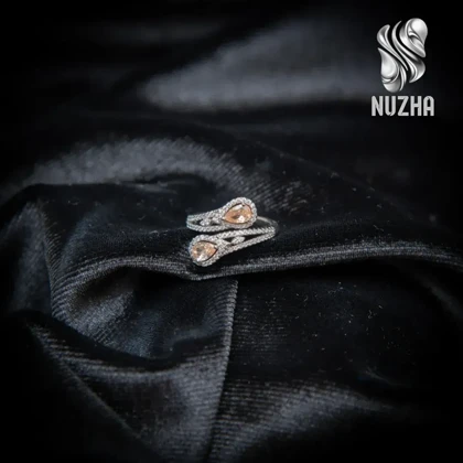 انگشترنقره زنانه کد:anz1002