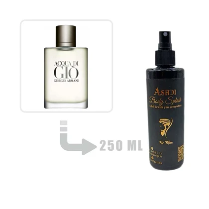 بادی اسپلش عطر ادکلن جورجیو آرمانی آکوا دی جیو مردانه 250 میل Giorgio Armani Acqua di Gio for Men 250ml